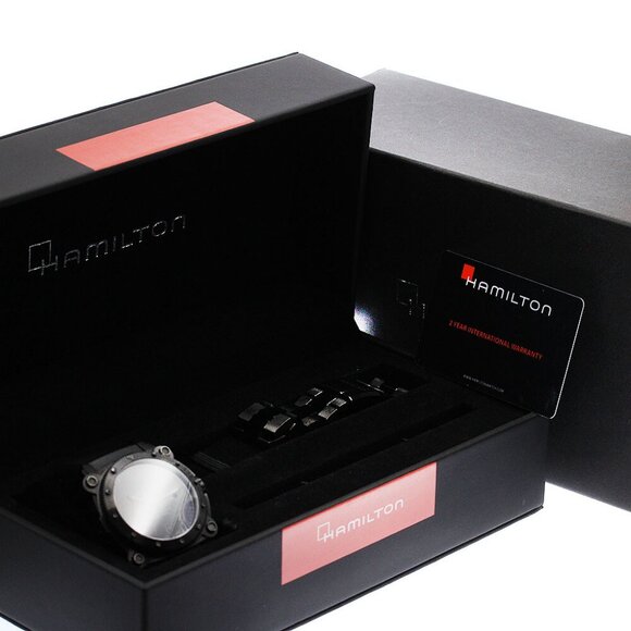 HAMILTON Khaki Below Zero H785850 Date black Dial Automatic Men's